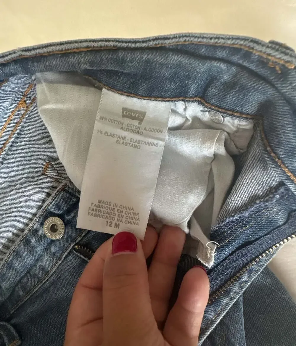 Levi's Demi Curve Classic Straight Leg Blue Jeans Women's Size 12/31